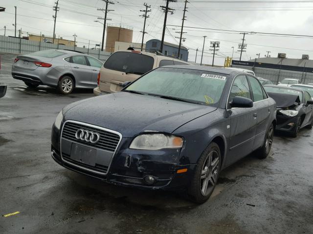 WAUAF78E27A262289 - 2007 AUDI A4 2 BLUE photo 2