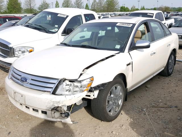 1FAHP25W99G124849 - 2009 FORD TAURUS LIM WHITE photo 2