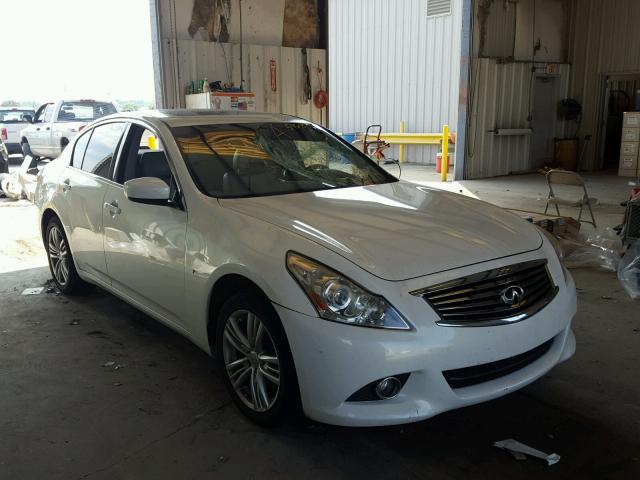 JN1DV6AP8BM603942 - 2011 INFINITI G25 BASE WHITE photo 1