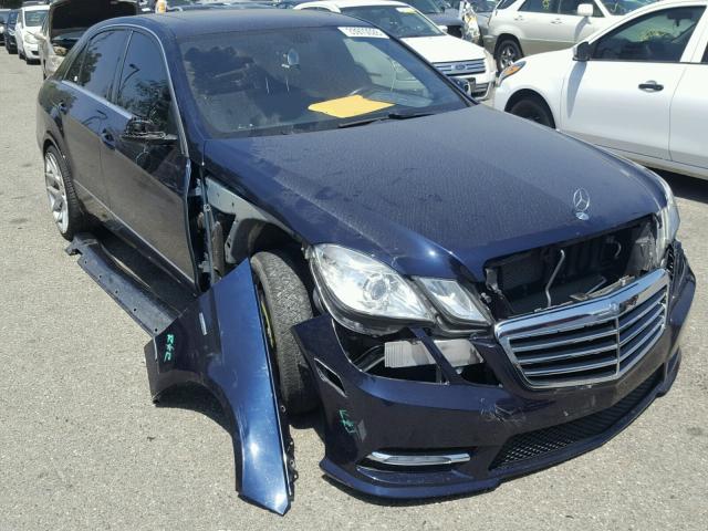 WDDHF5KB1CA628876 - 2012 MERCEDES-BENZ E 350 BLUE photo 1