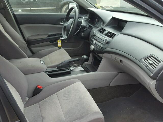 1HGCP2F33AA185051 - 2010 HONDA ACCORD LX GRAY photo 5