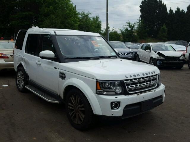 SALAK2V66FA775437 - 2015 LAND ROVER LR4 HSE LU WHITE photo 1