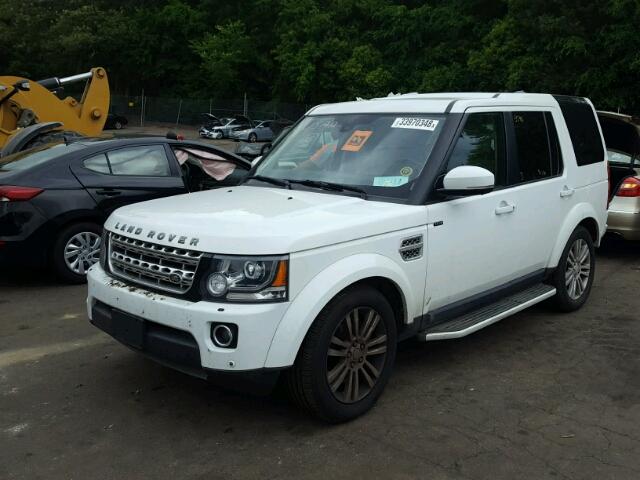 SALAK2V66FA775437 - 2015 LAND ROVER LR4 HSE LU WHITE photo 2