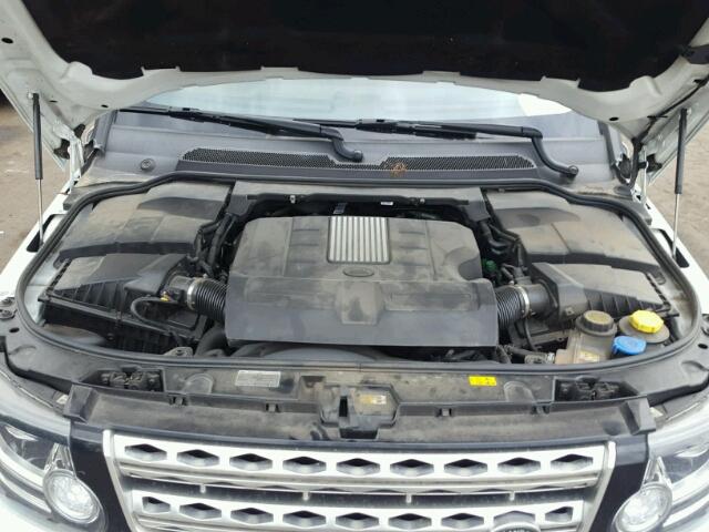 SALAK2V66FA775437 - 2015 LAND ROVER LR4 HSE LU WHITE photo 7