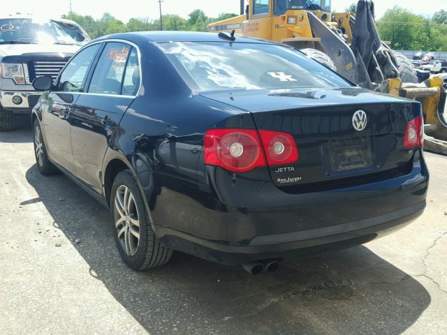 3VWRF71K96M796023 - 2006 VOLKSWAGEN JETTA 2.5 BLACK photo 3