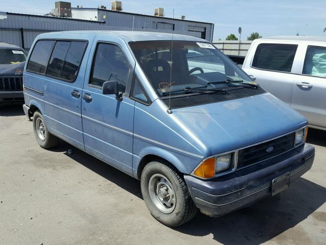 1FMCA11U0LZA86665 - 1990 FORD AEROSTAR BLUE photo 1