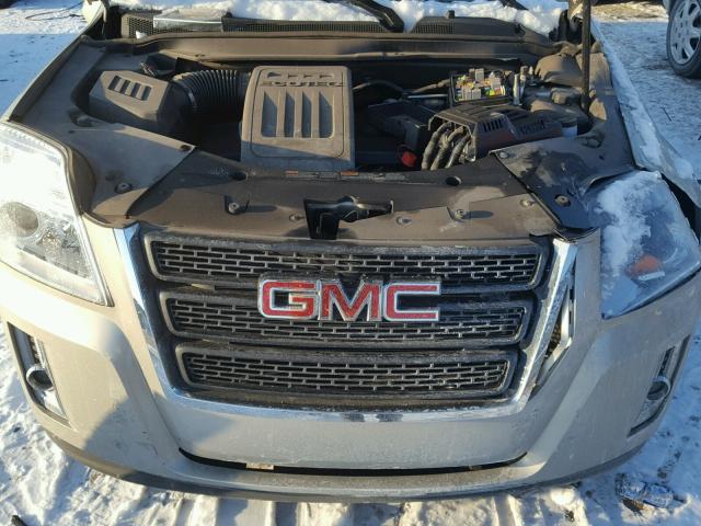 2GKALREK2F6330527 - 2015 GMC TERRAIN SL GRAY photo 7