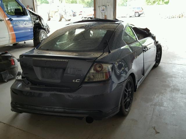 JTKDE167760123549 - 2006 TOYOTA SCION TC 灰色 照片 4