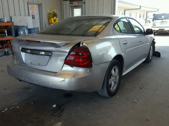 2G2WP552381118416 - 2008 PONTIAC GRAND PRIX ვერცხლისფერი ფოტო 4
