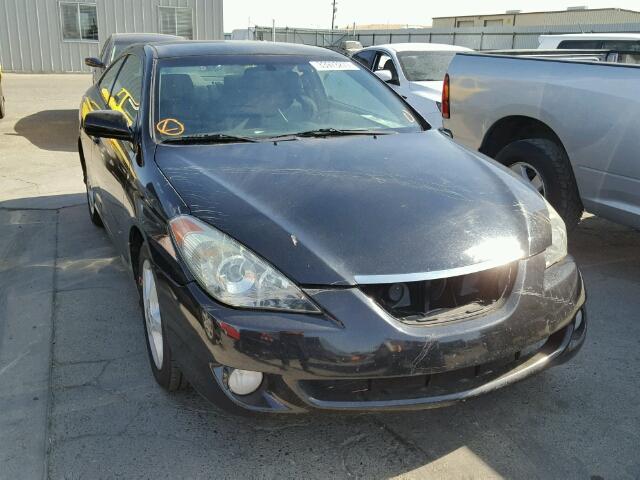 4T1CE38P34U810959 - 2004 TOYOTA CAMRY SOLA BLACK photo 1