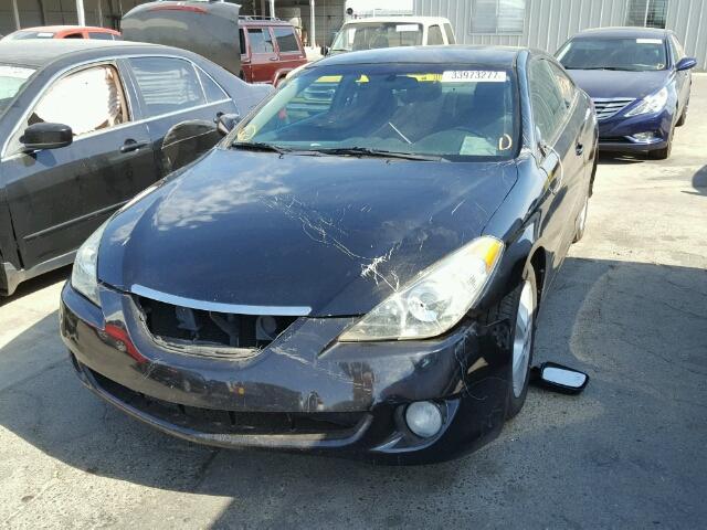 4T1CE38P34U810959 - 2004 TOYOTA CAMRY SOLA BLACK photo 2