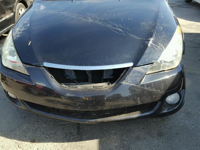 4T1CE38P34U810959 - 2004 TOYOTA CAMRY SOLA BLACK photo 9