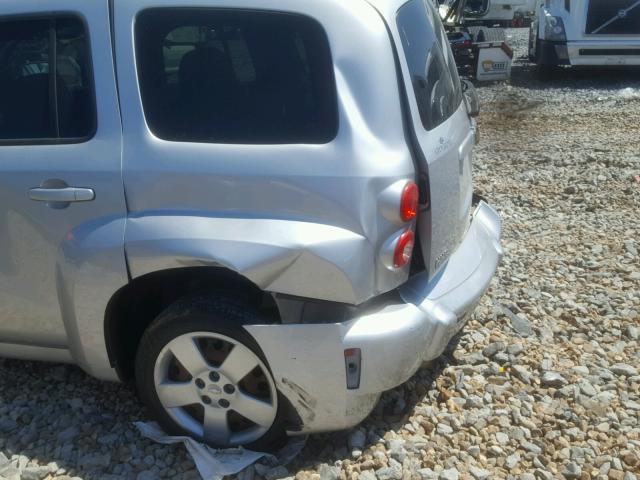 3GNBAAFW2BS645131 - 2011 CHEVROLET HHR LS SILVER photo 10