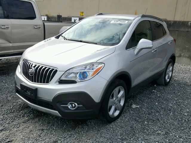 KL4CJFSB0FB214215 - 2015 BUICK ENCORE CON SILVER photo 2