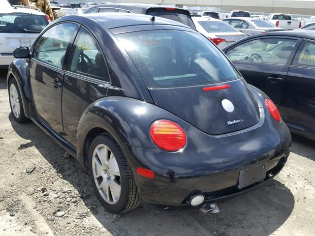 3VWFE21C53M414504 - 2003 VOLKSWAGEN NEW BEETLE 黑色 照片 3