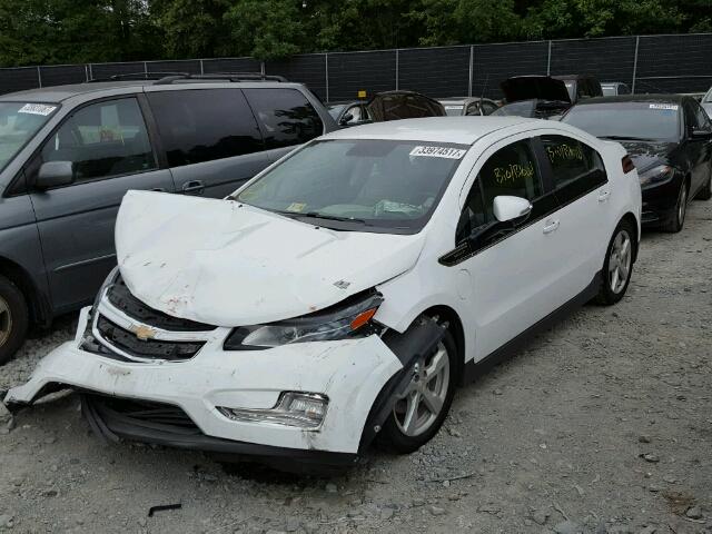 1G1RB6E49EU116614 - 2014 CHEVROLET VOLT WHITE photo 2