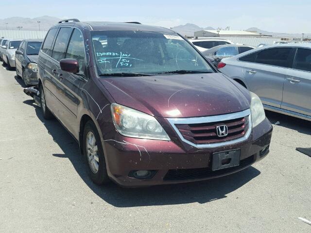 5FNRL387X8B401490 - 2008 HONDA ODYSSEY EX BURGUNDY photo 1