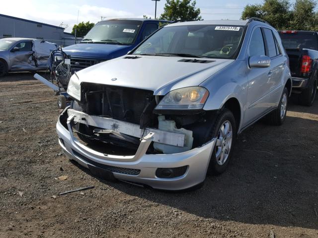 4JGBB86E47A152349 - 2007 MERCEDES-BENZ ML 350 SILVER photo 2