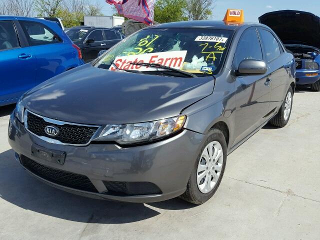 KNAFU4A24D5732658 - 2013 KIA FORTE GRAY photo 2