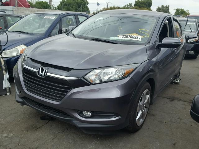 3CZRU5H59HM708355 - 2017 HONDA HR-V EX GRAY photo 2