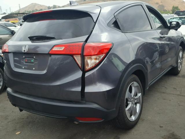 3CZRU5H59HM708355 - 2017 HONDA HR-V EX GRAY photo 4