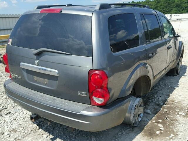 1D8HD58D35F523675 - 2005 DODGE DURANGO LI GRAY photo 4