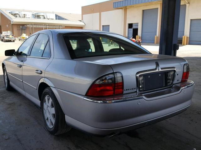 1LNHM86S34Y670384 - 2004 LINCOLN LS 银色 照片 3