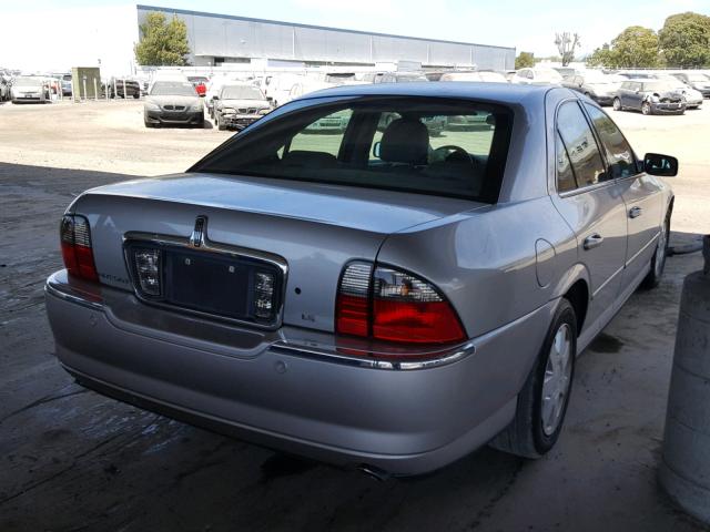 1LNHM86S34Y670384 - 2004 LINCOLN LS 银色 照片 4