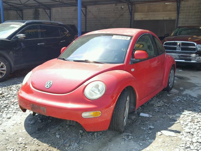 3VWBC21C6XM459249 - 1999 VOLKSWAGEN NEW BEETLE 红色 照片 2