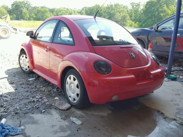 3VWBC21C6XM459249 - 1999 VOLKSWAGEN NEW BEETLE 红色 照片 3