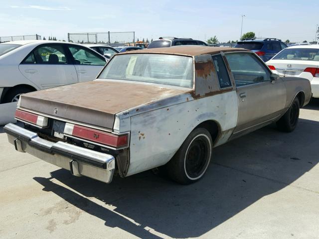 1G4AM4749DH870972 - 1983 BUICK REGAL LIMI BEIGE photo 4