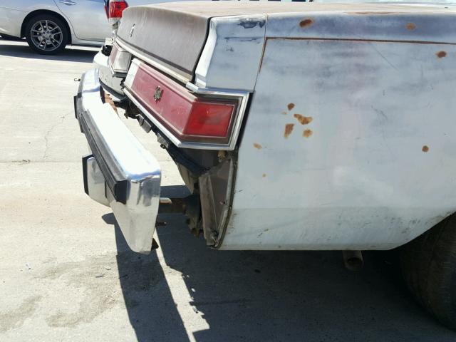 1G4AM4749DH870972 - 1983 BUICK REGAL LIMI BEIGE photo 9