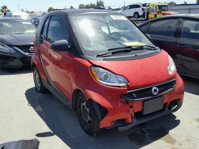 WMEEJ3BA8DK657831 - 2013 SMART FORTWO PUR RED photo 1