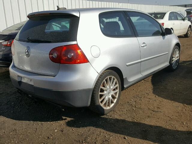 WVWEV71K46W103105 - 2006 VOLKSWAGEN NEW GTI SILVER photo 4