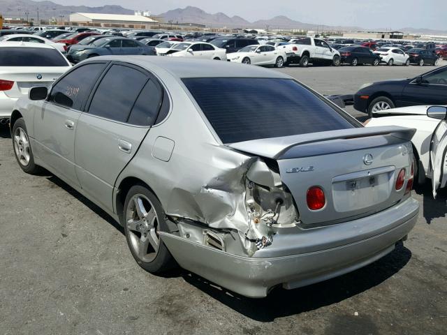 JT8BL69S820009652 - 2002 LEXUS GS 430 SILVER photo 3