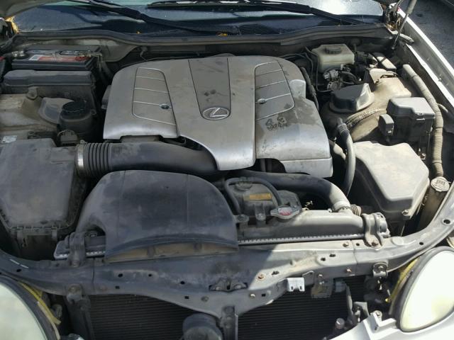 JT8BL69S820009652 - 2002 LEXUS GS 430 SILVER photo 7