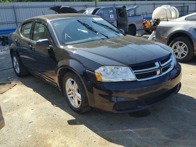 1B3BD1FB0BN609592 - 2011 DODGE AVENGER MA BLACK photo 1