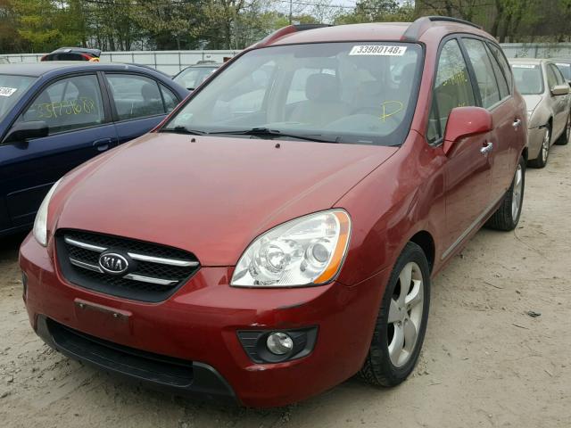 KNAFG526377089100 - 2007 KIA RONDO LX RED photo 2