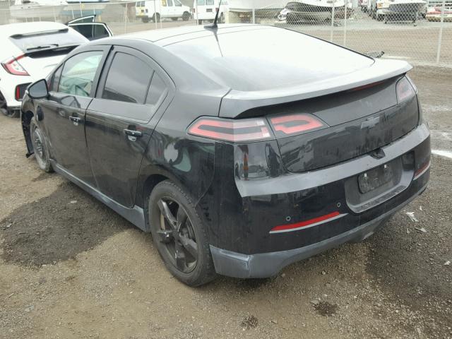 1G1RD6E40CU104648 - 2012 CHEVROLET VOLT BLACK photo 3