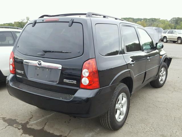 4F2CZ94125KM14029 - 2005 MAZDA TRIBUTE S BLACK photo 4