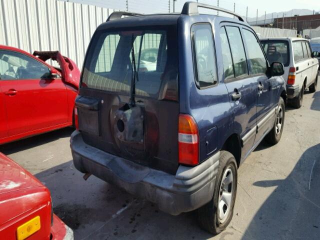 2S3TE52V316110541 - 2001 SUZUKI VITARA JS BLUE photo 4