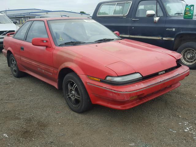 JT2AE98C7K3236678 - 1989 TOYOTA COROLLA GT RED photo 1
