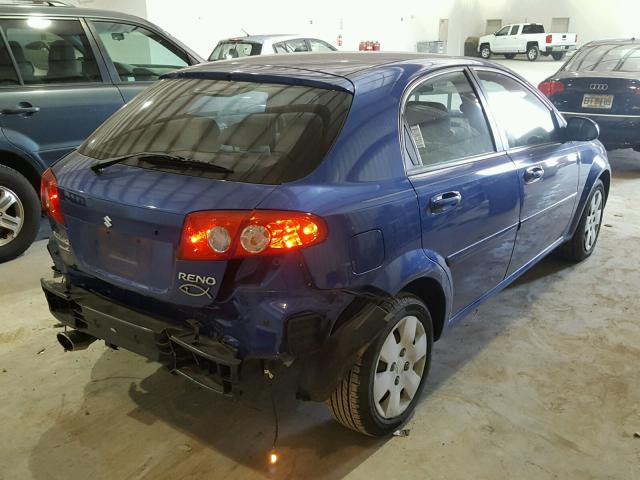 KL5JD66Z27K585217 - 2007 SUZUKI RENO BASE BLUE photo 4