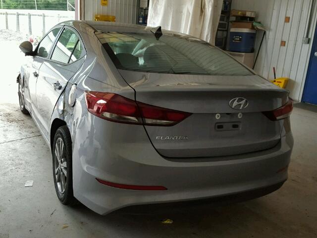 5NPD84LF6HH003582 - 2017 HYUNDAI ELANTRA SE GRAY photo 3