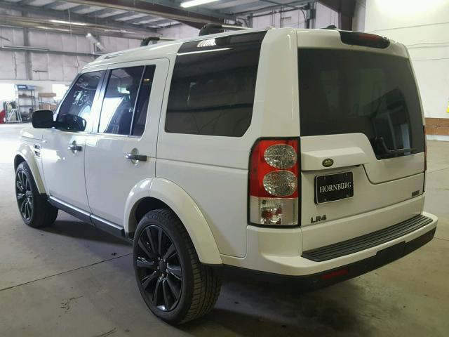 SALAK2D45BA547312 - 2011 LAND ROVER LR4 HSE LU WHITE photo 3