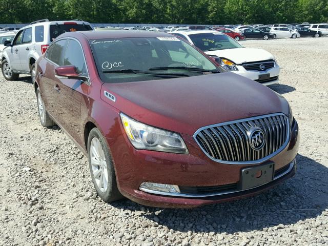 1G4GB5G33FF183465 - 2015 BUICK LACROSSE MAROON photo 1