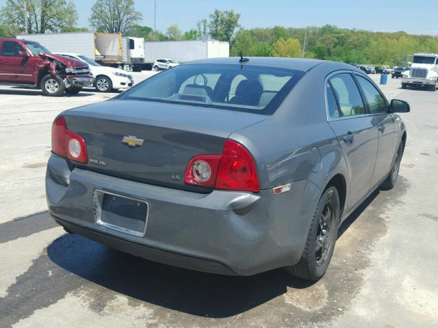 1G1ZG57B48F182598 - 2008 CHEVROLET MALIBU LS 灰色 照片 4
