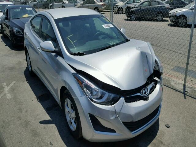 5NPDH4AE1FH561170 - 2015 HYUNDAI ELANTRA SE SILVER photo 1