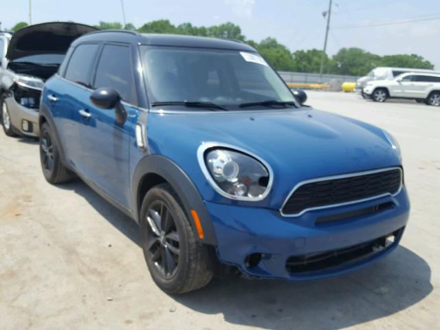 WMWZC3C56CWL88048 - 2012 MINI COOPER S C BLUE photo 1