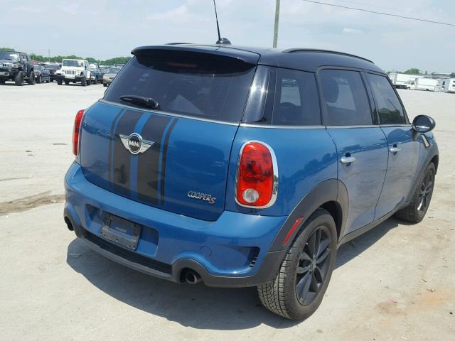 WMWZC3C56CWL88048 - 2012 MINI COOPER S C BLUE photo 4